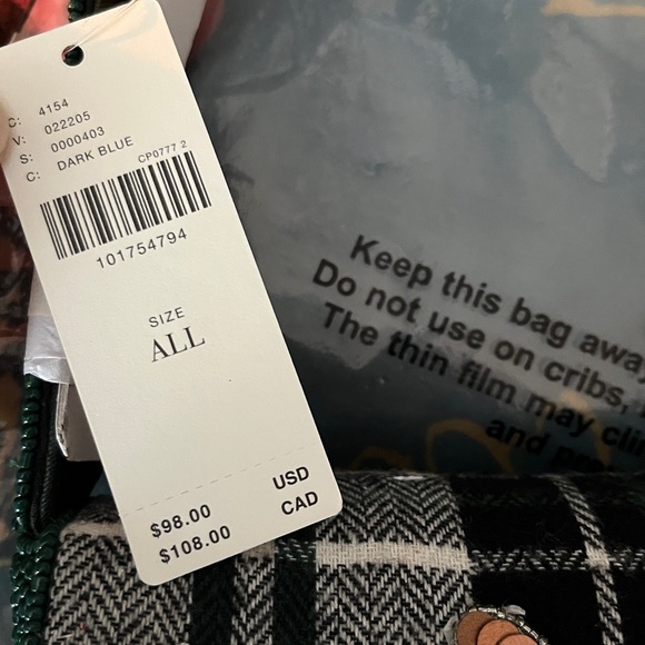 NWT Anthro Fiona Bead & Sequin Bag: Duck Plaid Edition 🦆 - Picture 6 of 17